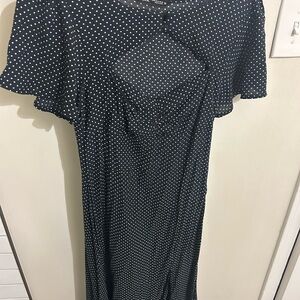 Black Polka Dot Dress